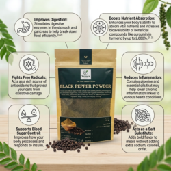 Premium Ceylon Black Pepper Powder | 100% Pure Sri Lankan Pepper