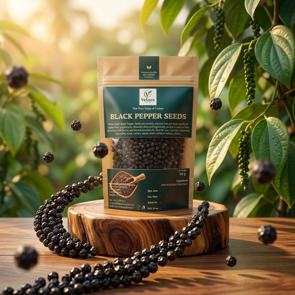 Premium Ceylon Black Pepper seeds |100% Pure Sri Lankan Black Pepper seeds