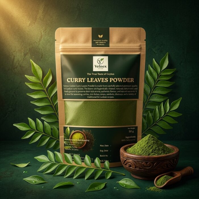 Premium Ceylon Curry Leaves Powder | 100% Pure Sri Lankan Curry Leaves